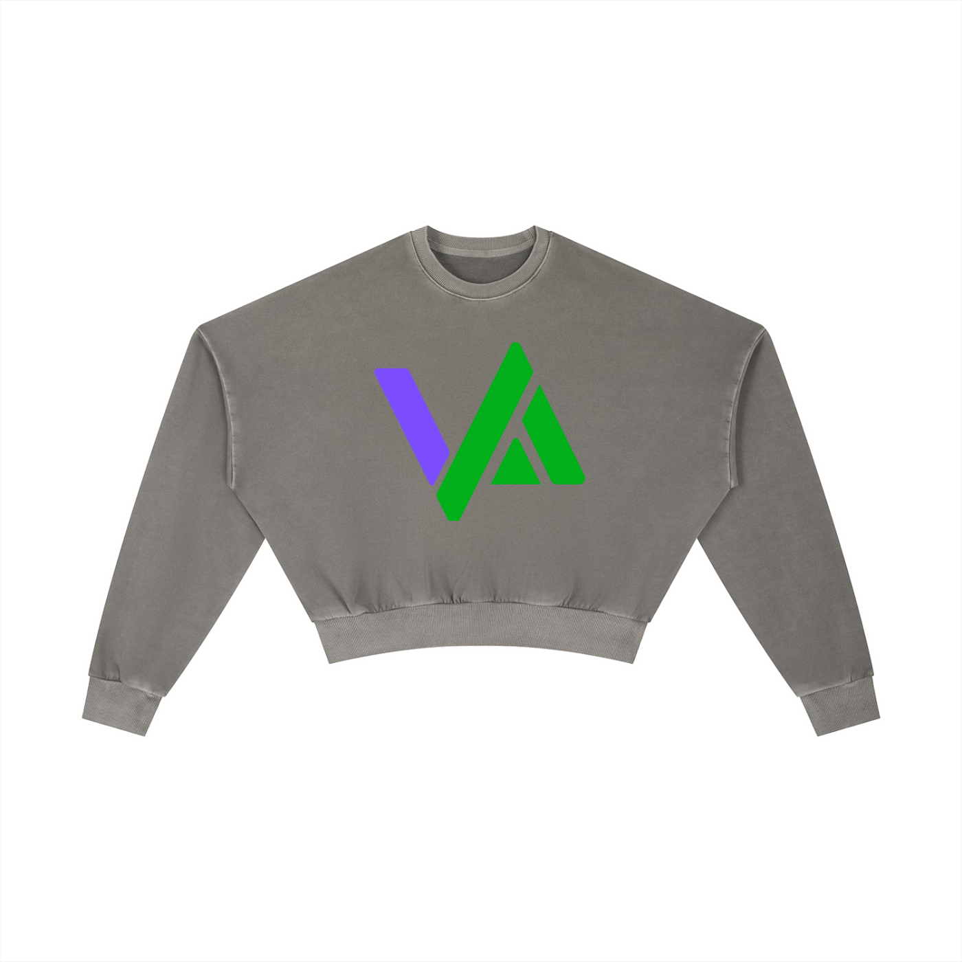 Vintage Washed Cropped Sweatshirt
