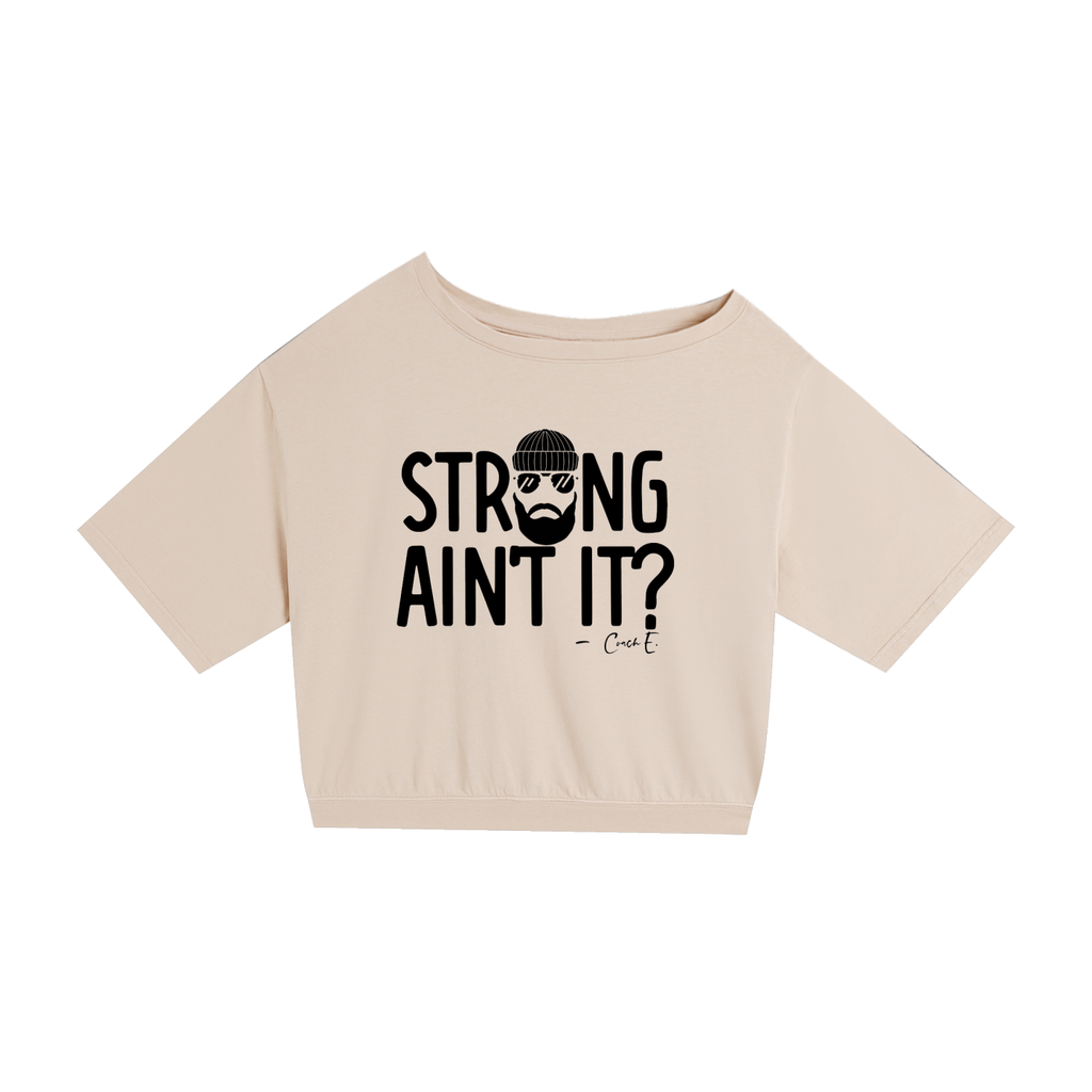 Asymmetric Shoulder Oversized Cotton T-Shirt