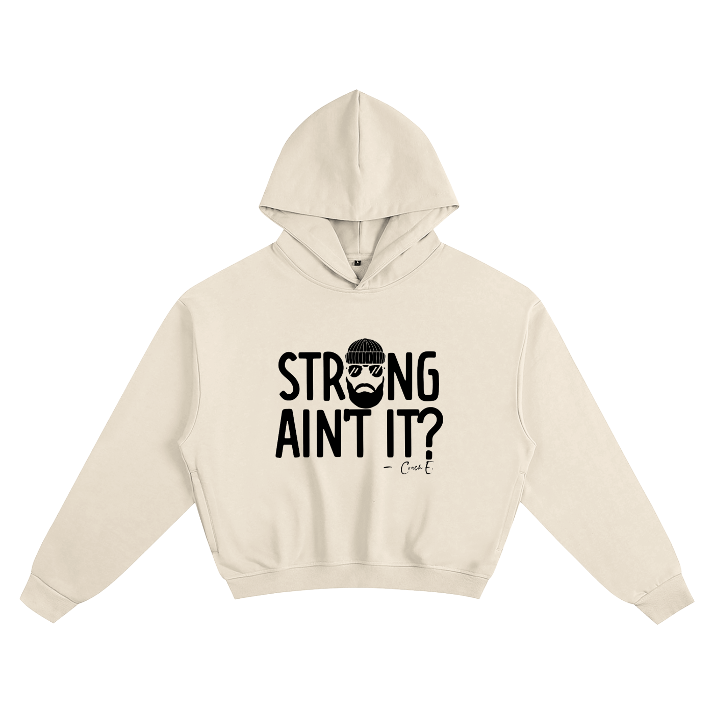 Unisex Cotton Cropped Hoodie